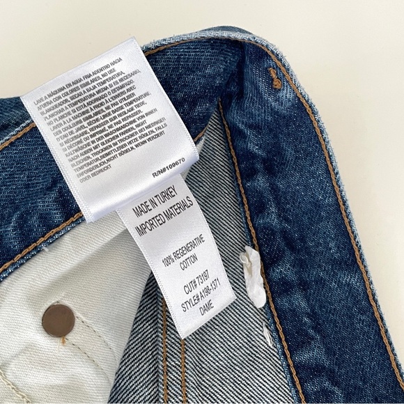 Agolde Dame High Rise Wide Leg Jeans - Picture 8 of 12